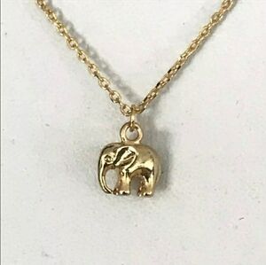 Tiny Elephant Necklace Estella Bartlett